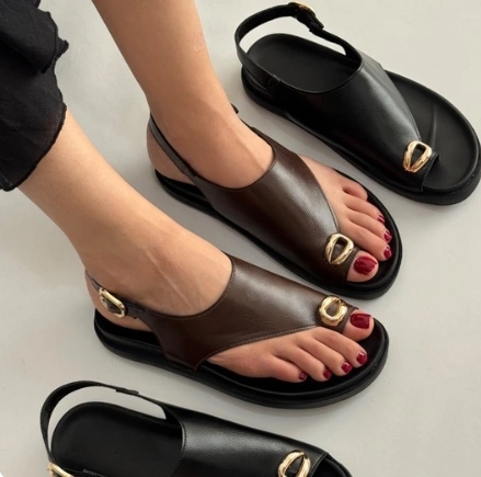 کفش صندل زنانه لا انگشتی